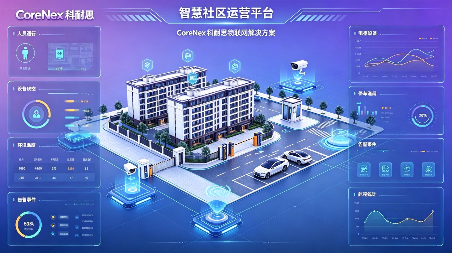 CoreNex 可视化大屏实拍 01
